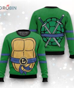 Leo Outfit Teenage Mutant Ninja Turtles Ugly Christmas Sweater