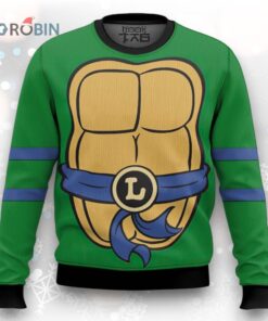 Leo Outfit Teenage Mutant Ninja Turtles Ugly Christmas Sweater
