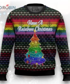 LGBT Rainbow Ugly Christmas Sweater