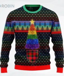 Lgbtq Christmas Tree Ugly Christmas Sweater, Sweatshirt Lgbtq Christmas Tree Ugly Christmas Sweater, Sweatshirt