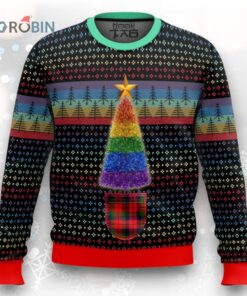 Lgbtq+ Christmas Tree Ugly Christmas Sweater Lgbtq+ Christmas Tree Ugly Christmas Sweater