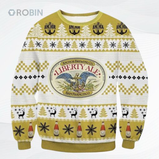Liberty Ale Anchor Brewing Company San Francisco Ugly Christmas Sweater
