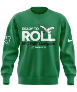 Limited Edition Philadelphia Eagles NFC EAST CHAMPIONS Kelly Green Sweatshirt 2024, Eagles Team Gifts
