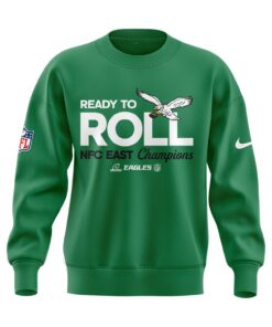 Limited Edition Philadelphia Eagles NFC EAST CHAMPIONS Kelly Green Sweatshirt, Sweater 2024, Philadelphia Eagles Unique Gifts