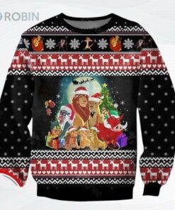 Lion King Simba Family Christmas Ugly Christmas Sweater