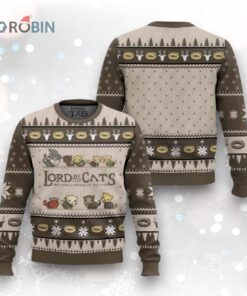 Lord Of The Cats Ugly Christmas Sweater