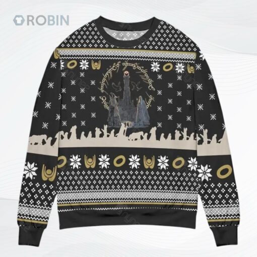 Lord Of The Rings Journeys In Middle Earth Ugly Christmas Sweater