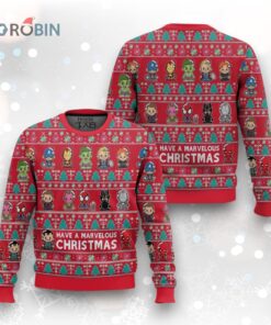 Marvel Superhero Ugly Christmas Sweater   Fun Holiday Design for Fans