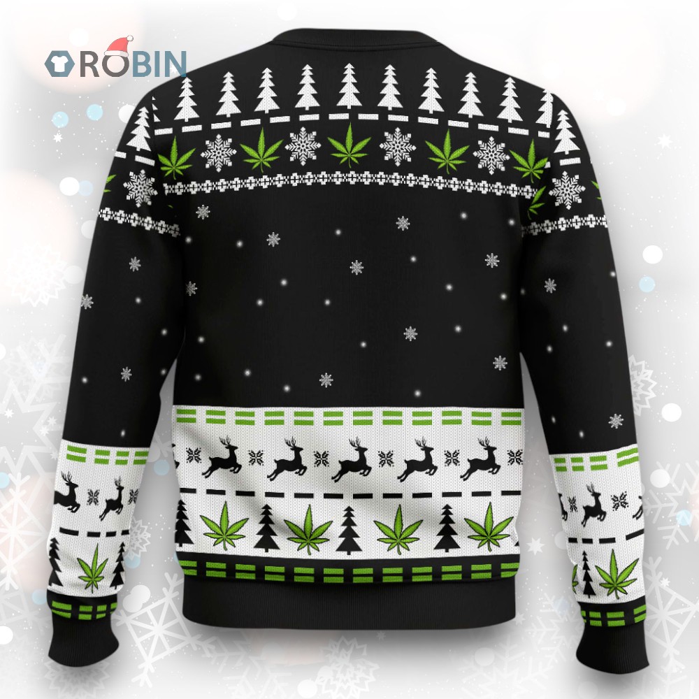 Marijuana Rick Ugly Christmas Sweater Marijuana Rick Ugly Christmas Sweater