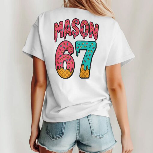Mason 67 Ice Cream Cute Meme Six Seven Unisex Shirt