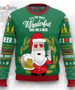 Men’s The Most Wonderful Time For A Beer Christmas Sweater