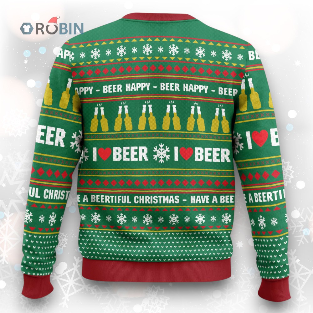 Men’s The Most Wonderful Time For A Beer Christmas Sweater Men’s The Most Wonderful Time For A Beer Christmas Sweater