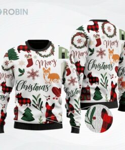 Merry Christmas Corgi Dog Ugly Christmas Sweater