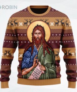 Merry Christmas Gearhomies St. John The Baptist Ugly Christmas Sweater