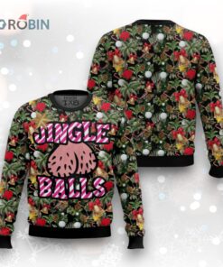 Merry Christmas Jingle Balls Ugly Ugly Christmas Sweater