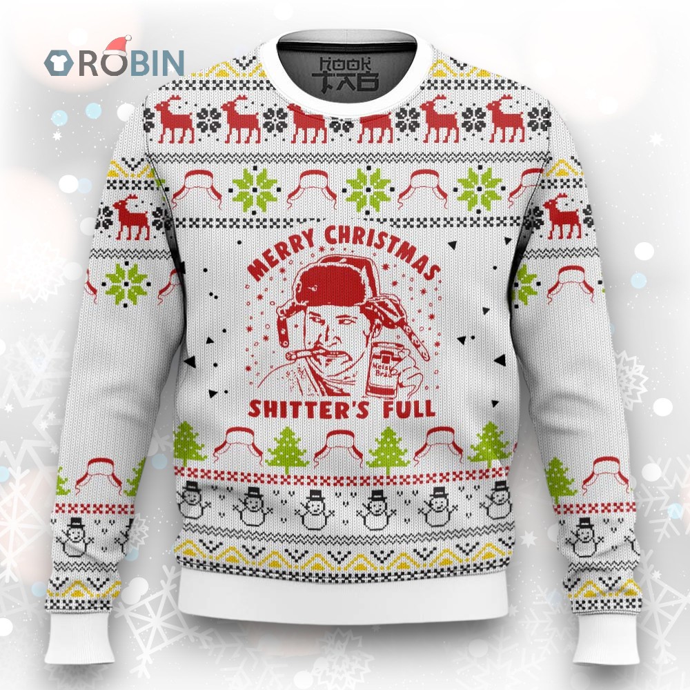 Merry Christmas Shitter’s Full Ugly Christmas Sweater Merry Christmas Shitter’s Full Ugly Christmas Sweater