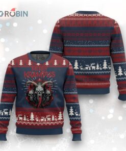 Merry Krampus Ugly Christmas Sweater Horor Xmas Evil