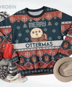 Merry Otter Mas Ugly Christmas Sweater