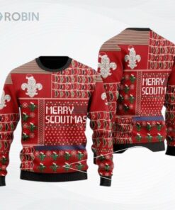 Merry Scoutmas For Scouts Ugly Christmas Sweater