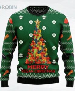 Merry Vegan Ugly Christmas Sweater