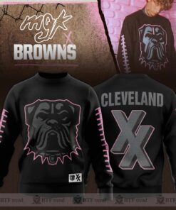 MGK x Cleveland Browns Sweatshirt, Sweater Special Version, Cleveland Browns Gifts for Fans MGK x Cleveland Browns Sweatshirt, Sweater Special Version, Cleveland Browns Gifts for Fans