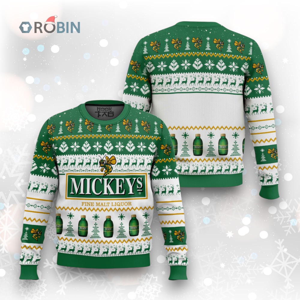 Mickey’s Fine Malt Liquor Christmas Sweater – LIMITED EDITION Mickey’s Fine Malt Liquor Christmas Sweater – LIMITED EDITION
