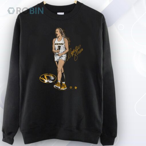 Missouri Basketball Sophie Cunningham Superstar Pose Shirt