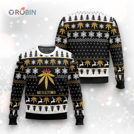 Mistlestoned Ugly Christmas Sweater