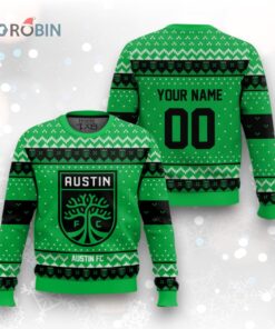 MLS Austin FC Christmas Ugly Christmas Sweater