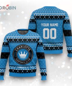 MLS Charlotte FC Christmas Ugly Christmas Sweater