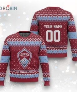 MLS Colorado Rapids Christmas Ugly Christmas Sweater MLS Colorado Rapids Christmas Ugly Christmas Sweater