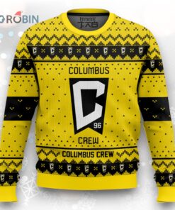 MLS Columbus Crew Christmas Ugly Christmas Sweater