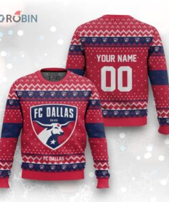 MLS FC Dallas Christmas Ugly Christmas Sweater