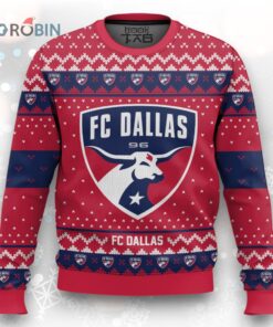MLS FC Dallas Christmas Ugly Christmas Sweater