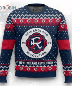 MLS New England Revolution Christmas Ugly Christmas Sweater