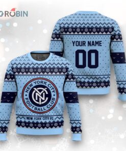 MLS New York City FC Christmas Ugly Christmas Sweater MLS New York City FC Christmas Ugly Christmas Sweater