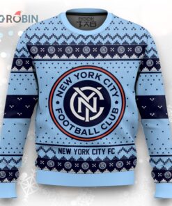 MLS New York City FC Christmas Ugly Christmas Sweater MLS New York City FC Christmas Ugly Christmas Sweater