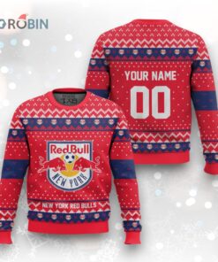 MLS New York Red Bulls Christmas Ugly Christmas Sweater