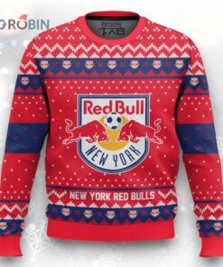 MLS New York Red Bulls Christmas Ugly Christmas Sweater