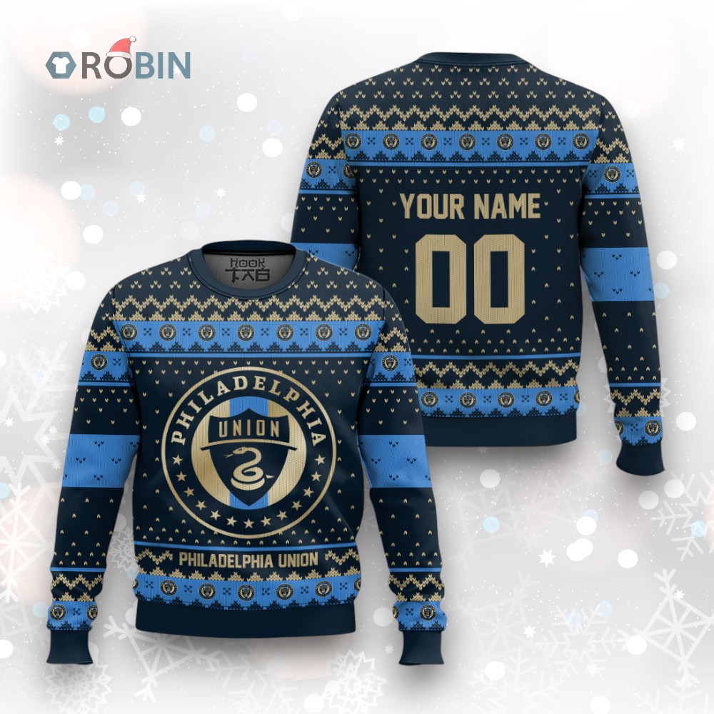 MLS Philadelphia Union Christmas Ugly Christmas Sweater MLS Philadelphia Union Christmas Ugly Christmas Sweater