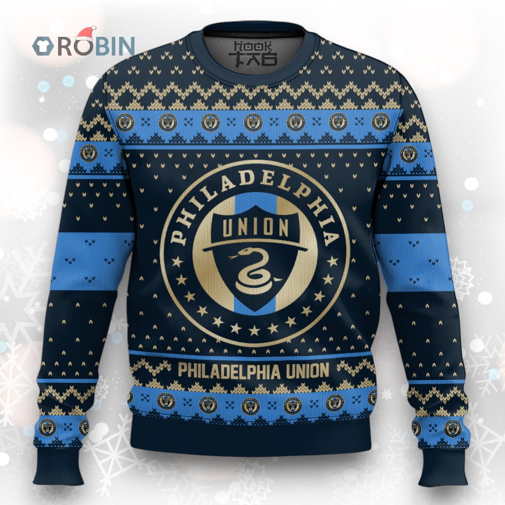 MLS Philadelphia Union Christmas Ugly Christmas Sweater MLS Philadelphia Union Christmas Ugly Christmas Sweater
