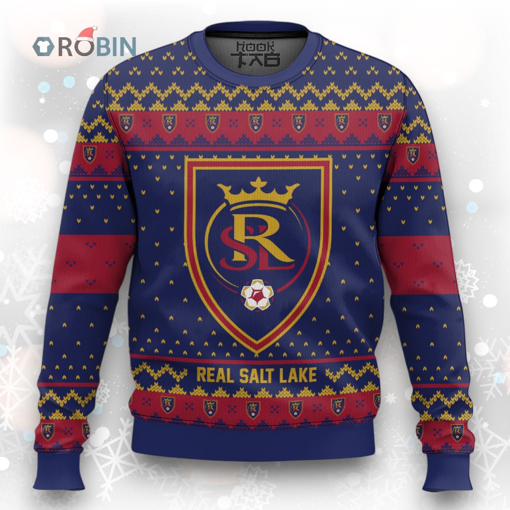 MLS Real Salt Lake Christmas Ugly Christmas Sweater MLS Real Salt Lake Christmas Ugly Christmas Sweater
