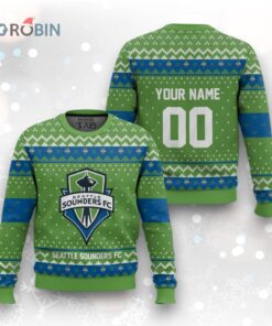 MLS Seattle Sounders FC Christmas Ugly Christmas Sweater
