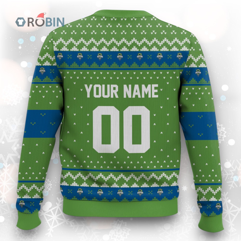 MLS Seattle Sounders FC Christmas Ugly Christmas Sweater MLS Seattle Sounders FC Christmas Ugly Christmas Sweater