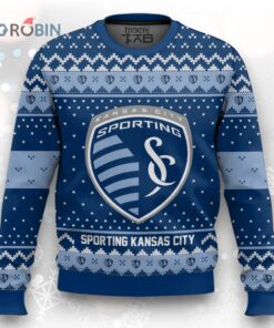 MLS Sporting Kansas City Christmas Ugly Christmas Sweater