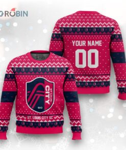 MLS St. Louis City SC Christmas Ugly Christmas Sweater MLS St. Louis City SC Christmas Ugly Christmas Sweater
