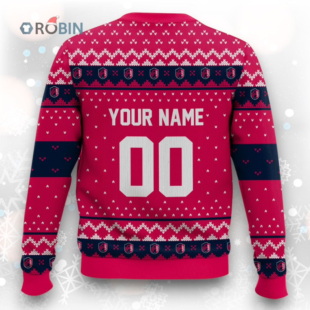 MLS St. Louis City SC Christmas Ugly Christmas Sweater MLS St. Louis City SC Christmas Ugly Christmas Sweater