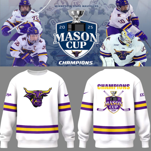MSU Mavericks Men’s Hockeys Limited Mason Cup Champions 2025 Sweatshirt, Sweater MSU Mavericks Men’s Hockeys Limited Mason Cup Champions 2025 Sweatshirt, Sweater