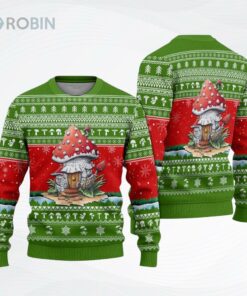 Mushroom Lover Ugly Christmas Sweater, Sweatshirt