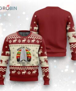 Nakatomi Plaza Red Ugly Christmas Sweater, Party Xmas Sweatshirt, Christmas Gift